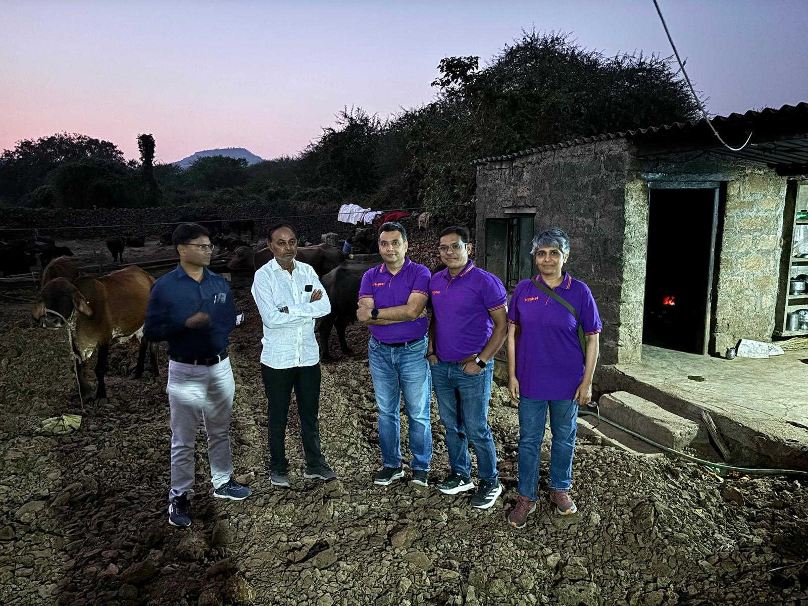 First mile farming — Gujarat at dusk